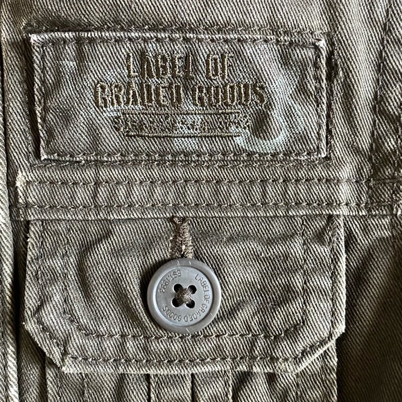 L.O.G.G boy size 2-3 yrs Military Style zipper & Button closure w/Pockets Jacket - Picture 5 of 15